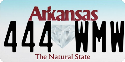 AR license plate 444WMW