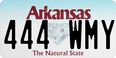 AR license plate 444WMY