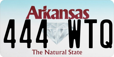 AR license plate 444WTQ