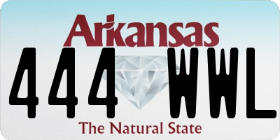 AR license plate 444WWL