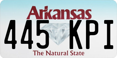 AR license plate 445KPI