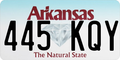 AR license plate 445KQY