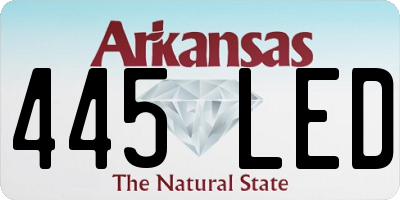 AR license plate 445LED