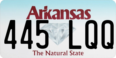 AR license plate 445LQQ