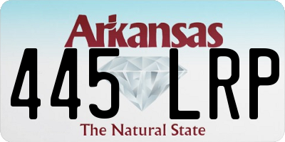 AR license plate 445LRP