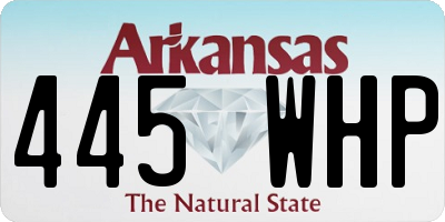 AR license plate 445WHP