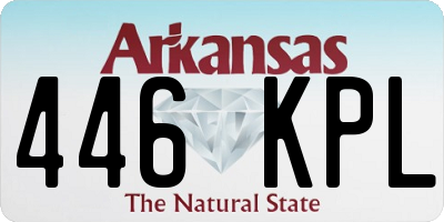 AR license plate 446KPL