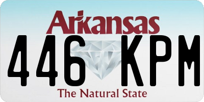 AR license plate 446KPM