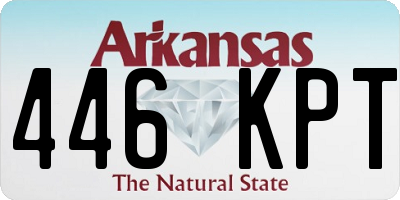 AR license plate 446KPT