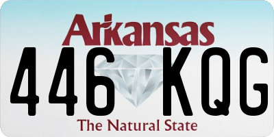 AR license plate 446KQG