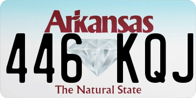 AR license plate 446KQJ