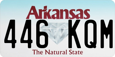 AR license plate 446KQM
