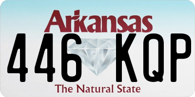 AR license plate 446KQP