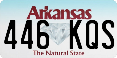 AR license plate 446KQS
