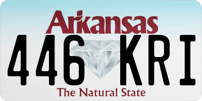 AR license plate 446KRI