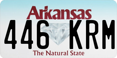 AR license plate 446KRM