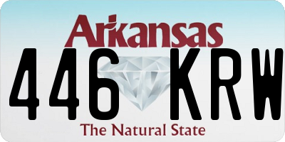 AR license plate 446KRW