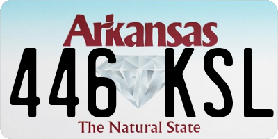 AR license plate 446KSL