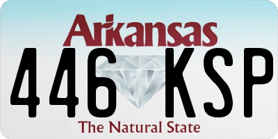 AR license plate 446KSP