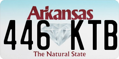AR license plate 446KTB