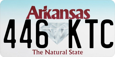 AR license plate 446KTC