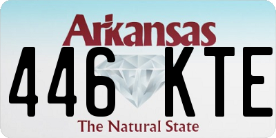 AR license plate 446KTE