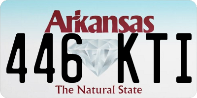 AR license plate 446KTI