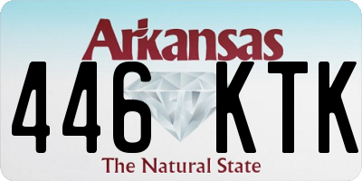 AR license plate 446KTK