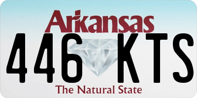 AR license plate 446KTS