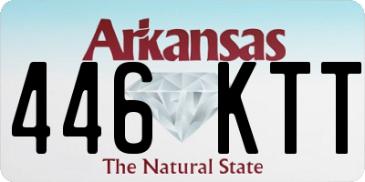 AR license plate 446KTT