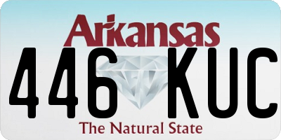 AR license plate 446KUC