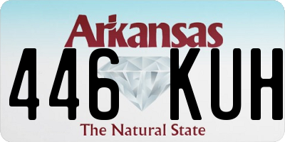 AR license plate 446KUH