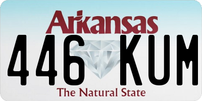 AR license plate 446KUM