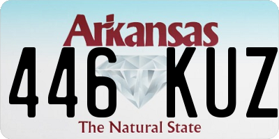 AR license plate 446KUZ