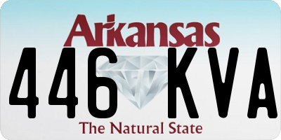 AR license plate 446KVA