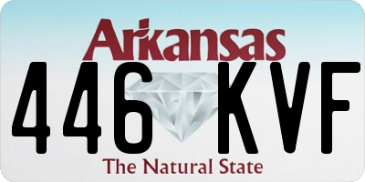 AR license plate 446KVF