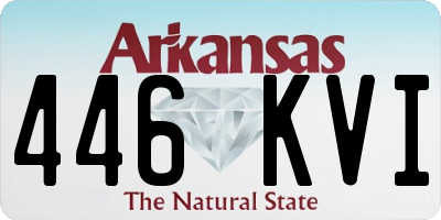 AR license plate 446KVI