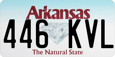 AR license plate 446KVL