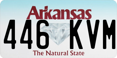 AR license plate 446KVM