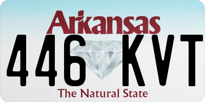 AR license plate 446KVT