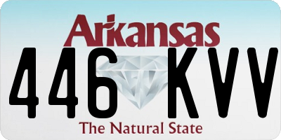 AR license plate 446KVV