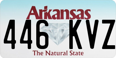 AR license plate 446KVZ