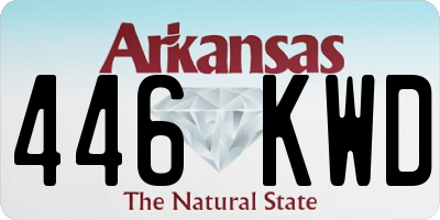 AR license plate 446KWD