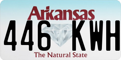 AR license plate 446KWH
