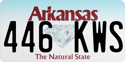 AR license plate 446KWS