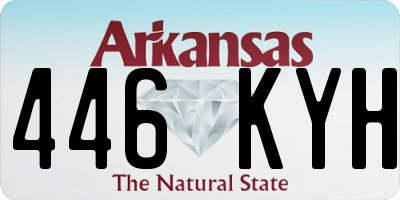 AR license plate 446KYH