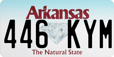 AR license plate 446KYM