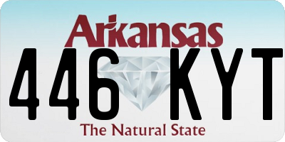 AR license plate 446KYT
