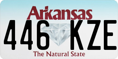 AR license plate 446KZE