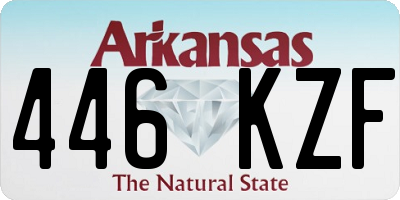 AR license plate 446KZF